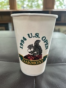 Vintage 1994 U.S. Open Oakmont Golf Course On Site Beverage Drink Cup