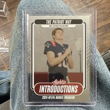 Panini 2024 Absolute Football Drake Maye Patriots Rookie Card Lot Rock Out