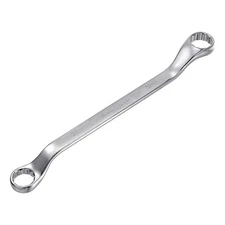 30mm x 32mm Metric 12 Point Offset Double Box End Wrench Chrome Plated, Cr-V