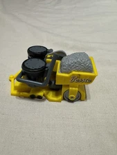 Disney Pixar Cars "Bessie" Yellow Road Paver - Plastic Version 3.5” Rare 2009
