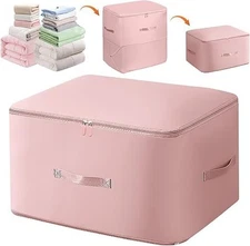 Super space-saving self-compressing storage bag (pink, XL-54 * 42 * 60cm)