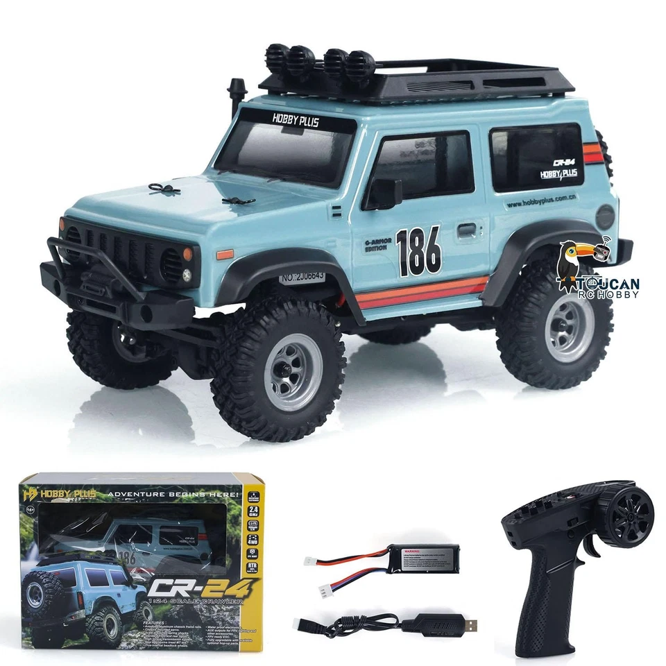 Hobby Plus 4x4 1:24 RC Mini Crawler Car 4WD RTR Radio Control Off-road Vehicles - Image 3 of 4
