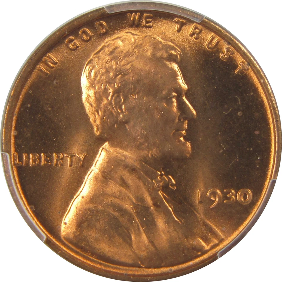 1930 Lincoln Wheat Cent MS 66 RD PCGS Penny Uncirculated SKU:I22390 - Image 3 of 4