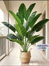 Artificial Bird of Paradise Plant Large Tropical Faux Tree Indoor Decor Greenery