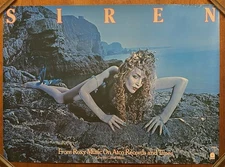 ROXY MUSIC Siren 1975 US ATCO Records PROMO POSTER Ferry Manzanera Mackay Jobson