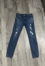Abercrombie  Fitch Jeans Womens 25 Super Skinny Signature Collection Blue Jean