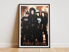 Tokio Hotel Poster Vintage Rock Band Music Art Wall Decor, No Frame