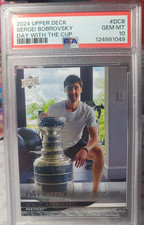 2024 UD - Day with the Cup #DC8 Sergei Bobrovsky SSP - PSA 10 GEM MINT - POP 1