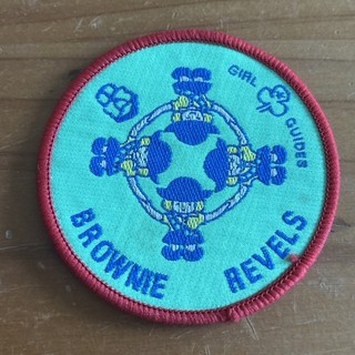 Girl Guides Brownie Revels Cloth Patch Vintage Never Used.