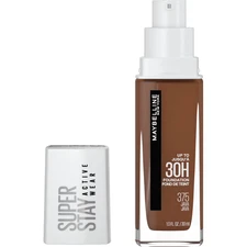 Maybelline Super Stay Liquid Foundation Makeup, Full Coverage, 118 Light Beige,