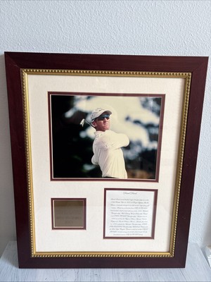PGA Tour David Duval 2001 British Open Champion Photo Signed Framed 17 X 20 COA