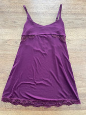 Victoria's Secret Kir MEDIUM Modal Lace Trim Sweetheart Slip Dress Sleep