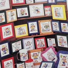 Vintage Graph-it ARTS Personally Yours Primitive Cross Stitch Patterns #63