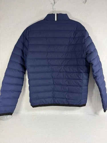 Rhoback Glide Down Jacket Men’s Medium Fleet Navy Blue Puffer Coat EUC Golf image 3