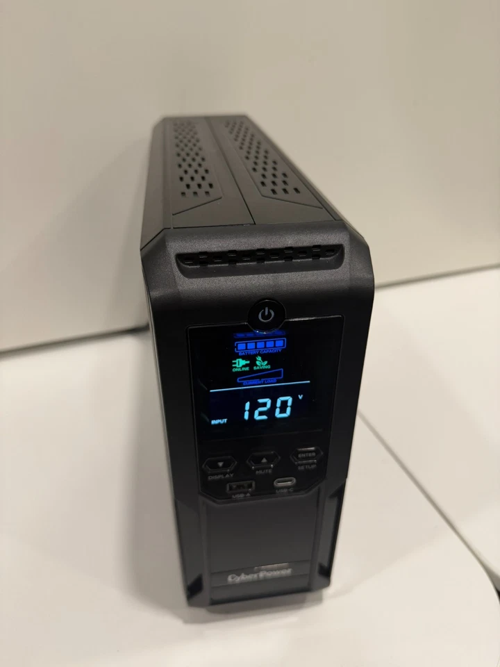 CyberPower CP1500AVRLCD3 1500VA/900W Tower UPS - Used - Image 3 of 4