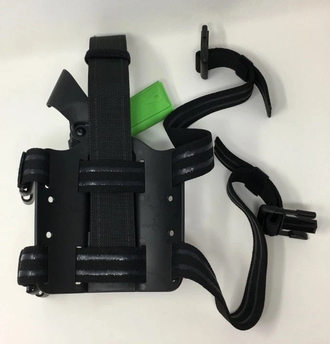 Safariland® 6004 SLS™ STX Tactical Black RH Leg Rig Holster, 1911 5" WITH RAIL - Image 3 of 4