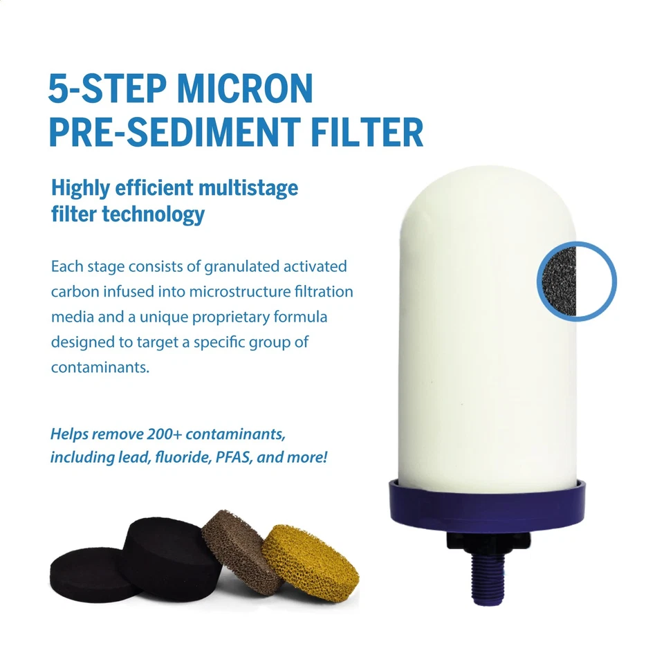 G-Series 5-Inch Gravity Water Replacement Filter, Traveler+, Big+, and Big II... - Image 3 of 4