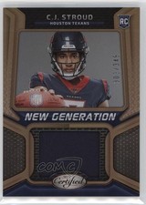 2023 Certified New Generation Jerseys Mirror Bronze /349 CJ Stroud #NGJM-30 10pj