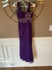 Dave  Johnny Sequined Detail Formal Prom Homecoming Evening Gown Dress Size 0