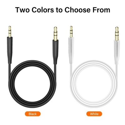 3.5mm to 2.5mm AUX Audio Cable 1.5M Male Cord for Bose JBL AKG Headphones