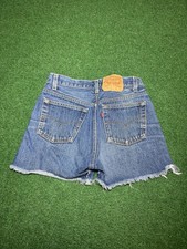 Levis 501 XX Cutoff Jorts Womens 28 Vintage 80s Button Fly 4  Denim Shorts