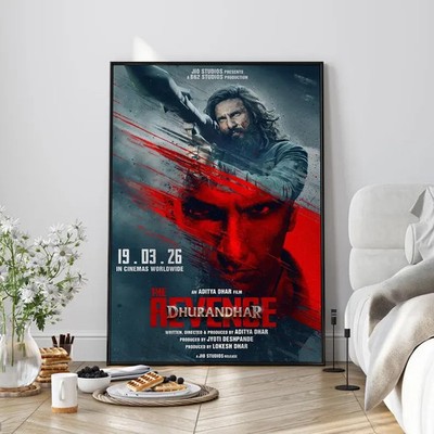 Cinematic Action Movie Style Poster Unframed Revenge Theme Wall Art