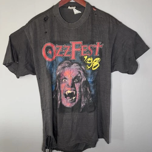Ozzfest Tour Shirt Ozzy Osbourne Tool Megadeth 1990s vintage concert t-shirt, vintage, single stitch, B+ condition