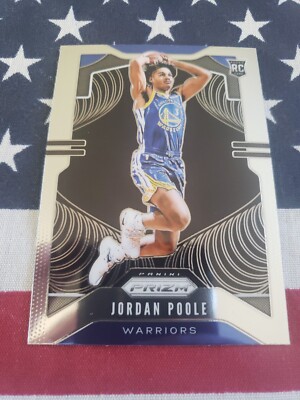 2019-20 Panini Prizm #272 Jordan Poole RC Rookie - Warriors (JP5
