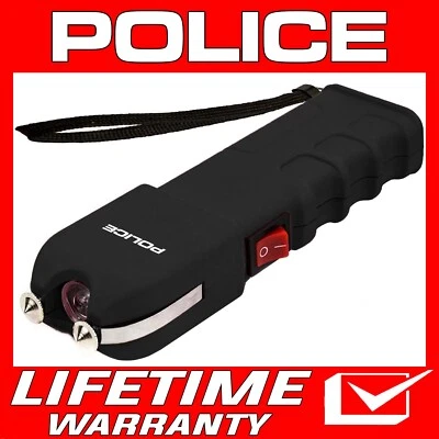POLICE Stun Gun 928 700 BV Heavy Duty Rechargeable LED Flashlight