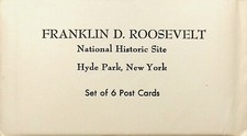 1940s/1950 FRANKLIN D ROOSEVELT NATIONAL HISTORIC SITE SET OF 6 POSTCARDS -E15-L