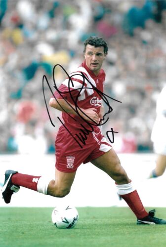 paul stewart in fully control of the ball for liverpool signed 12x8 photo  - Picture 1 of 4