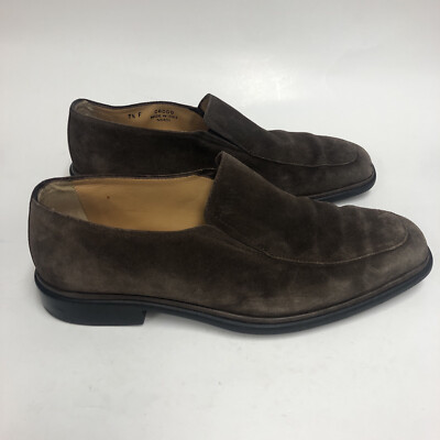 Ballys Caddo Men s brown suede loafers size 7 1/2 F