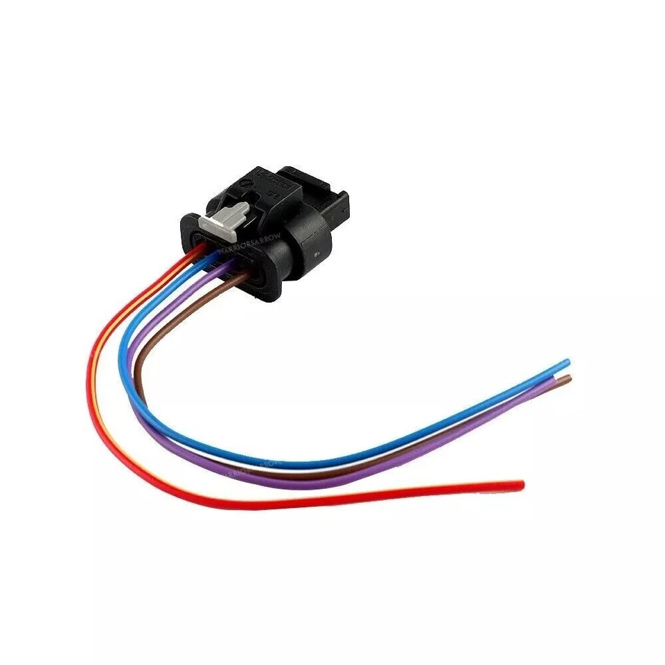 4F0973704 Female Pressure Sensor Connector For VW Golf Jetta Passat Transporter - Image 3 of 4