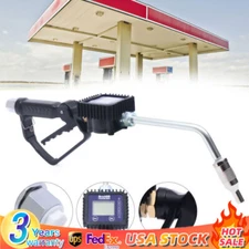 Oil Meter Gun Control Valve Oil Dispensing Gun Oil Transfer Pump Digital Meter