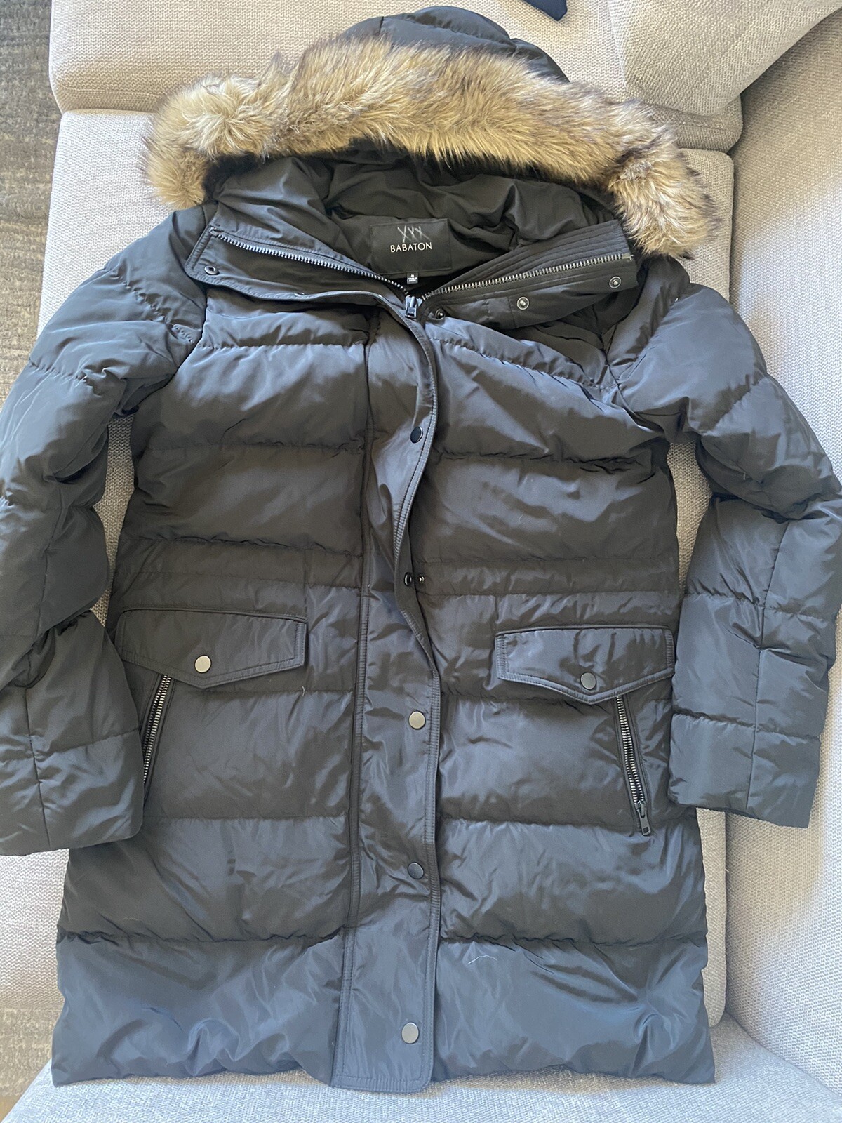 aritzia babaton down jacket coat medium 