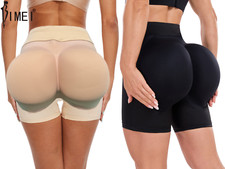 BIMEI Women Seamless Butt Lifter Padded Panties Enhancer Boyshorts Underwear