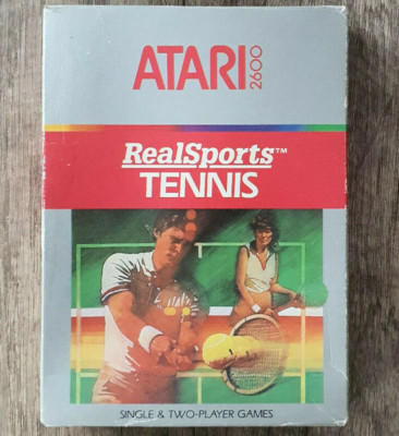 Atari 2600 | 7800   RealSports Tennis   komplett in OVP | CIB
