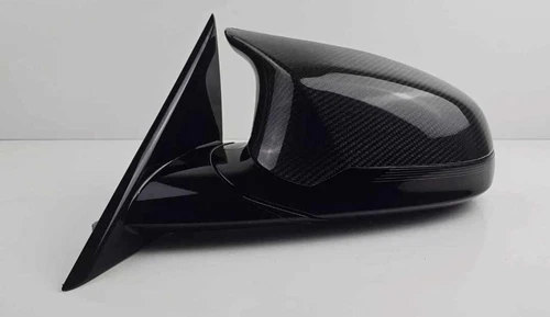 BMW M3 F80 LCI 2015 LEFT PASSENGER WING MIRROR 5 PIN POWER FOLD CARBON FIBER