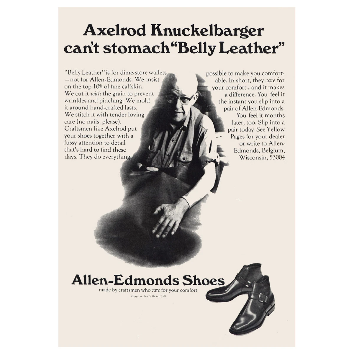 Caring for allen edmonds store