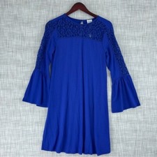 NWT Cupio Womens Size S Bell sleeve Dress 2044