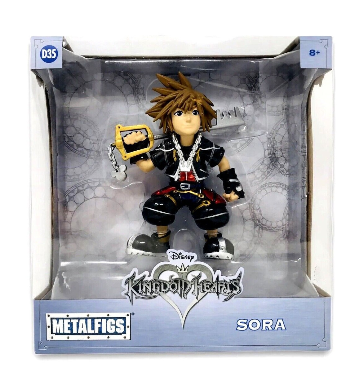 Disney Kingdom Hearts SORA Figure Metalfigs Die-Cast Metal 6 Inch
