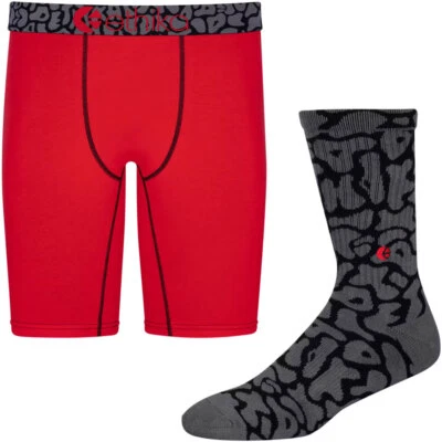 Ethika sous-Vêtement Homme Fitkit Staple Boxer Slip + Chaussettes - Apex DNA - Photo 1/4