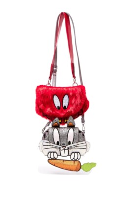BRAND NEW DANIELLE NICOLE LOONEY TUNES GOSSAMER 2 PC Set BUGS BUNNY Gossamer Bag