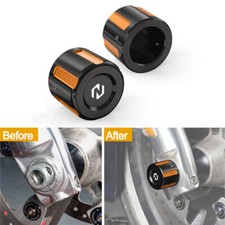 Aluminum Front Wheel Axle Nut Cover Cap For Harley Road Glide FLTRU FLTRK FLTRXS