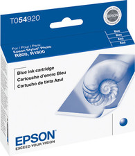 New Genuine Epson 54 T0549 Blue Ink Cartridge for Stylus Photo R800