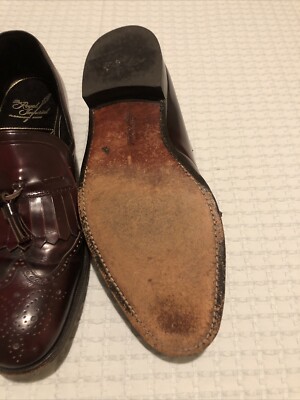 Vintage Florsheim Imperial Wingtip Tassel Loafers Men's 11 1/2 D