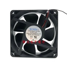 1PCS RUNDA RS1238S24HH 24V 0.36A 12038 12CM 2-wires cooling fan F3