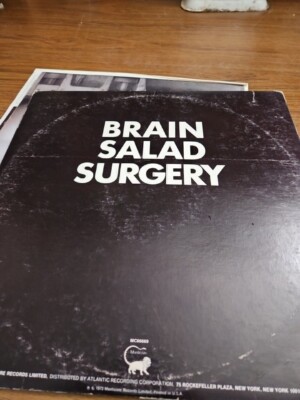 Emerson, Lake & Palmer Brain Salad Surgery LP, Album, SRC 1973 Insert Inside