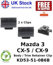 Mazda Mazda3 / CX-5 / CX-9 Body / Trim Retainer Clip KD53-51-0B6B / KD53510B6B