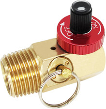 Portable Air Tank Manifold with Fill Port, Aluminum Valve and Relief Bypass, 1/2